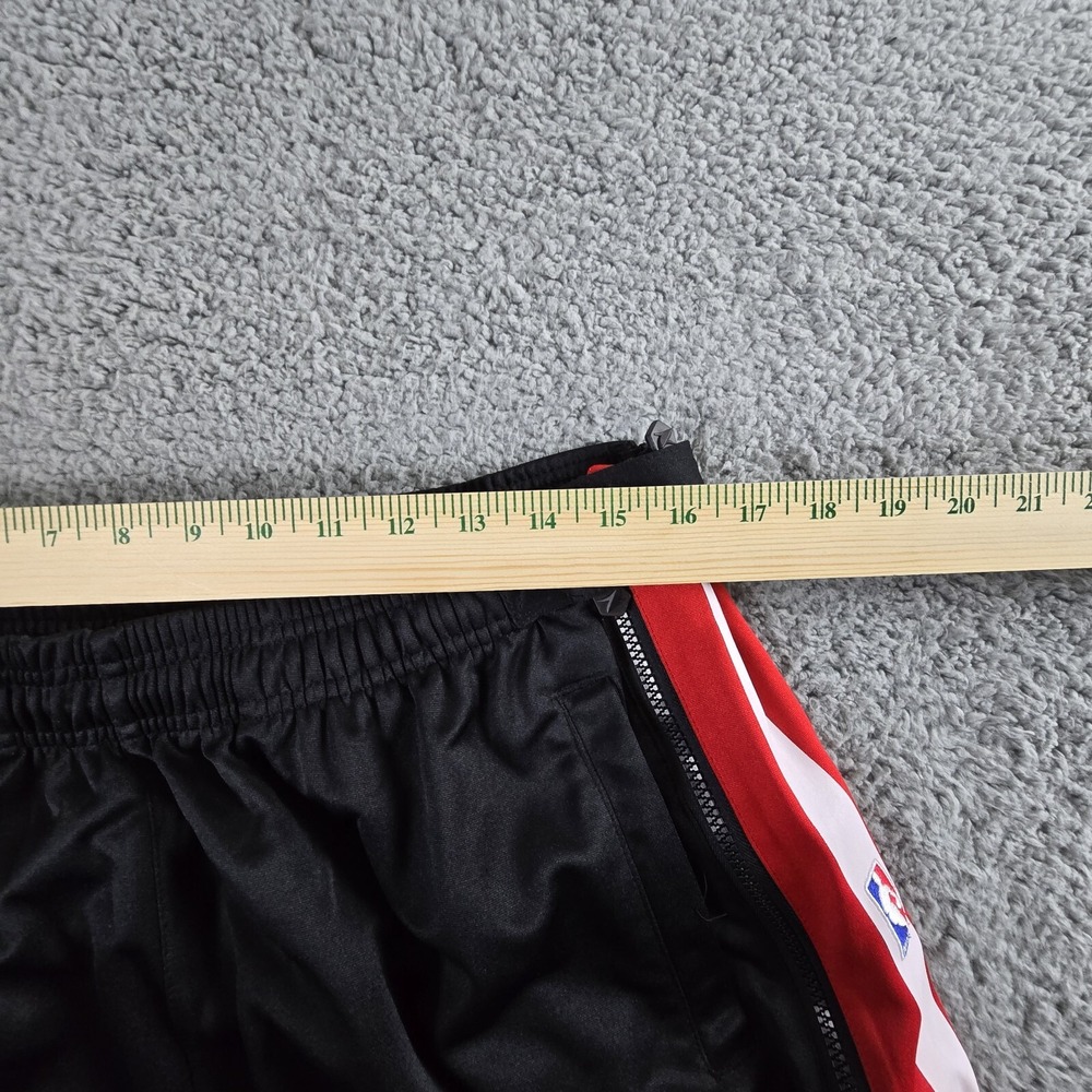 NBA Houston Rockets‎ Warm Up Joggers Track Pants Mens Large Zipway Full Leg Zip - Picture 12 of 15